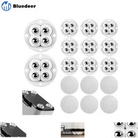 Bluedeer - 20 Stück Mini-Lenkrollen, selbstklebende Rollen, 360-Grad-Kugelrollen mit 4 Stahlkugeln, kleine Rollen Bluedeer - 20 Stück Mini-Lenkrollen, selbstklebende Rollen, 360-Grad-Kugelrollen mit 4 Stahlkugeln, kleine Rollen von BLUEDEER