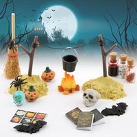 Bluedeer - 22Pcs Mini Halloween Deko Tischdeko Miniatur Streudeko Holz Deko Kürbis Schädel Spinne Fledermaus Hexenbesen Klein Figuren zum Basteln diy Bluedeer - 22Pcs Mini Halloween Deko Tischdeko Miniatur Streudeko Holz Deko Kürbis Schädel Spinne Fledermaus Hexenbesen Klein Figuren zum Basteln diy von BLUEDEER