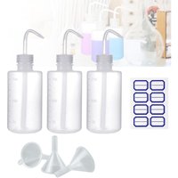 Bluedeer - 3 Stück Spritzflasche 250ml, Kommt mit 3 Trichtern und 1 Etikett Laborflasche Waschflasche Dosierflasche Squeeze Flasche Sprühflasche Bluedeer - 3 Stück Spritzflasche 250ml, Kommt mit 3 Trichtern und 1 Etikett Laborflasche Waschflasche Dosierflasche Squeeze Flasche Sprühflasche von BLUEDEER