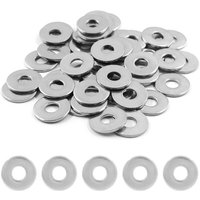 30-teilige Unterlegscheiben M6 aus rostfreiem Edelstahl 304 (M6x18x1,5mm) – Hochwertige Metall-Unterlegscheiben für Gewindestange M6, Schrauben & von BLUEDEER