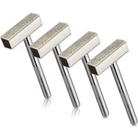 4 Stück Schleifstein Abrichter, Diamant-Schleifscheibenabrichter zum Schleifen von Entgratungsscheiben, 45 x 13 mm Kopf 4 Stück Schleifstein Abrichter, Diamant-Schleifscheibenabrichter zum Schleifen von Entgratungsscheiben, 45 x 13 mm Kopf von BLUEDEER