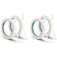 Bluedeer - 4 Stücke ​Teppichklebeband Doppelseitig – Extrem Starkes ​Teppich Klebeband mit 10m x 10mm Transparentes Gewebeband für Boden, Wand & von BLUEDEER