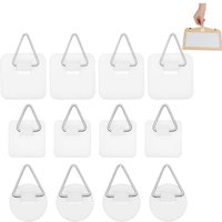 48 Stück Bilderhaken Selbstklebend, Bildaufhänger mit Drei Formen, Bildaufhänger Selbstklebend zum kleben, klebenagel für bilderrahmen, für Bilder, 48 Stück Bilderhaken Selbstklebend, Bildaufhänger mit Drei Formen, Bildaufhänger Selbstklebend zum kleben, klebenagel für bilderrahmen, für Bilder, von BLUEDEER