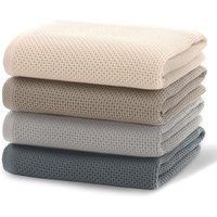 4PCS Geschirrtücher Baumwolle, 65x45 cm Küchenhandtücher, Geschirrtücher Waffelstruktur Handtücher Küche, Küchentücher Saugstarke und von BLUEDEER