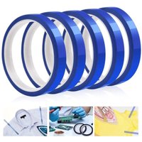 5 Rollde 10mmx33m Hitzebeständiges Klebeband Blaue Wärmebänder Hochtemperatur Klebeband Isolierbänder Elektriker Klebeband Sublimation Klebeband für 5 Rollde 10mmx33m Hitzebeständiges Klebeband Blaue Wärmebänder Hochtemperatur Klebeband Isolierbänder Elektriker Klebeband Sublimation Klebeband für von BLUEDEER