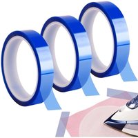 6 Rollen Hitzebeständiges Klebeband, 20mm x 33m Sublimationsklebeband Blaues Wärmeband Hitzeschutz für Sublimation Elektronik Leiterplatten 6 Rollen Hitzebeständiges Klebeband, 20mm x 33m Sublimationsklebeband Blaues Wärmeband Hitzeschutz für Sublimation Elektronik Leiterplatten von BLUEDEER