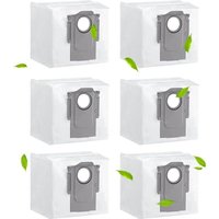 6 Stück Staubbeutel für Roborock S8 S8+/S8 Pro Ultra/ S7 MAXV Ultra/ Q7 MAX/ Q7 MAX+/ S7 Pro Ultra/Q5+ Beutel Staubsauger Absaugstation von BLUEDEER