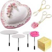 Bluedeer - 7 Stück Icing Blumennagel Set, Fondant Deko Kuchen Dekorieren Nägel Kuchen Blumennagel Icing Nagel Set Kunststoffscheren, zum Verzieren Bluedeer - 7 Stück Icing Blumennagel Set, Fondant Deko Kuchen Dekorieren Nägel Kuchen Blumennagel Icing Nagel Set Kunststoffscheren, zum Verzieren von BLUEDEER