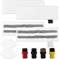 Bluedeer - 10 Stücke Dampfreiniger Zubehör Kompatibel für Kärcher SC1/SC2/SC3/SC4/SC5/SV7 Dampfreiniger Easyfix Mikrofaser-Tuchset (2 Bodentücher+2 Bluedeer - 10 Stücke Dampfreiniger Zubehör Kompatibel für Kärcher SC1/SC2/SC3/SC4/SC5/SV7 Dampfreiniger Easyfix Mikrofaser-Tuchset (2 Bodentücher+2 von BLUEDEER