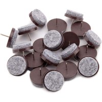 Bluedeer - 12 Stück Filzgleiter für Stühle,22mm Stuhl Filzgleiter Nagel Möbelgleiter mit 4mm Dicke - Filz Stuhlgleiter für Möbel Böden Bluedeer - 12 Stück Filzgleiter für Stühle,22mm Stuhl Filzgleiter Nagel Möbelgleiter mit 4mm Dicke - Filz Stuhlgleiter für Möbel Böden von BLUEDEER