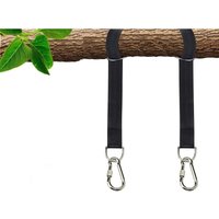 2 Stück Hängematte Befestigung Aufhängung Gurt Kit, Schaukel Befestigung Baum Gurt, Hängesessel Befestigungsset Baumschaukelgurt, Schaukelbefestigung von BLUEDEER