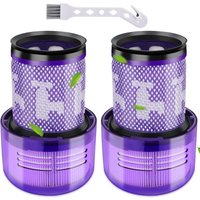 2 Stück V12 Filter für Dy.son V12 Detect Slim Absolute Extra Pro Plus Motorhead Complete Total Clean Akku Staubsauger Ersatzfilter Ersatzteile von BLUEDEER