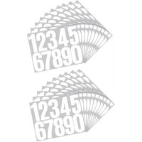 Bluedeer - 20 Blatt Briefkasten Zahlen Aufkleber Zahlen Sticker Wasserdichte Mailbox Nummern Aufkleber Selbstklebendes Nummernaufkleber für Postkasten Bluedeer - 20 Blatt Briefkasten Zahlen Aufkleber Zahlen Sticker Wasserdichte Mailbox Nummern Aufkleber Selbstklebendes Nummernaufkleber für Postkasten von BLUEDEER