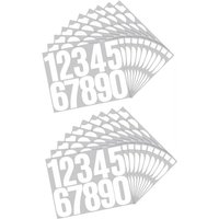 Bluedeer - 20 Blatt Briefkasten Zahlen Aufkleber Zahlen Sticker Wasserdichte Mailbox Nummern Aufkleber Selbstklebendes Nummernaufkleber für Postkasten Bluedeer - 20 Blatt Briefkasten Zahlen Aufkleber Zahlen Sticker Wasserdichte Mailbox Nummern Aufkleber Selbstklebendes Nummernaufkleber für Postkasten von BLUEDEER