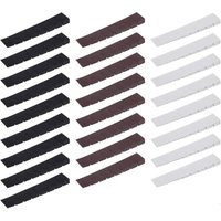 Bluedeer - 24 Stück Keile Kunststoff,Möbelkeile,Türstopper,Universall Kunststoffkeile,Möbelkeile Schwarz,Ausgleichskeile aus Kunststoff Bluedeer - 24 Stück Keile Kunststoff,Möbelkeile,Türstopper,Universall Kunststoffkeile,Möbelkeile Schwarz,Ausgleichskeile aus Kunststoff von BLUEDEER