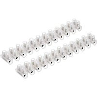 Bluedeer - 3 Ampere Lüsterklemme 3A Transparent Lüsterklemmen Weiß Schraubklemme Drahtklemme 12 Polige Lüsterklemmleiste Zweireihig Bluedeer - 3 Ampere Lüsterklemme 3A Transparent Lüsterklemmen Weiß Schraubklemme Drahtklemme 12 Polige Lüsterklemmleiste Zweireihig von BLUEDEER