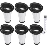 Bluedeer - 6er-Pack HEPA-Ersatzfilter, nur kompatibel mit Grundig VCH9929L VCH9930 VCH9930 VCH9931 VCH9932 Akku-Staubsauger (nicht passend für Wyze, von BLUEDEER