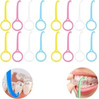 Aligner Entfernungswerkzeug16 Stück Entferner für Unsichtbare Zahnspangen, Aligner Removal Tool Zahnspange Haken Zahnspange Entferner für Unsichtbare von BLUEDEER