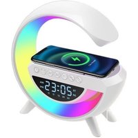 Bluedeer - AtmosphäRenlampe 15W Drahtloses Ladegerät Atmosphäre Lampe Led Wecker Smart Tischlampe mit Bluetooth-Lautsprecher Dazzling Running Lights Bluedeer - AtmosphäRenlampe 15W Drahtloses Ladegerät Atmosphäre Lampe Led Wecker Smart Tischlampe mit Bluetooth-Lautsprecher Dazzling Running Lights von BLUEDEER