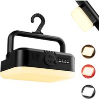 Bluedeer - Campinglampe mit usb Aufladbar Zeltlampe Tragbar Wasserdicht, Camping Laterne mit 5 Lichtmodi für Wandern Outdoor, Stromausfälle, Notfall von BLUEDEER
