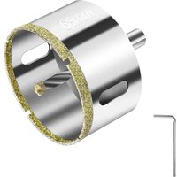 Diamant-Lochsäge 68 mm, Diamantbohrer mit Mittelführungsbohrer, Fliesenlochsäge mit Diamant-Oberflächenbeschichtung zum Schneiden von Glas, Fliesen, von BLUEDEER