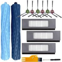Bluedeer - Ecovacs Deebot Ozmo T9 aivi T9 aivi+ T9 pro T9 max Staubsauger, inkl. 2 Hauptbürsten, 3 Filtern, 6 Seitenbürsten, 2 Werkzeugen Sonstiges Bluedeer - Ecovacs Deebot Ozmo T9 aivi T9 aivi+ T9 pro T9 max Staubsauger, inkl. 2 Hauptbürsten, 3 Filtern, 6 Seitenbürsten, 2 Werkzeugen Sonstiges von BLUEDEER