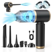 Handstaubsauger, 5000Pa Handstaubsauger Akku Kabellos, 4 In 1 Leistungsstarker Auto Staubsauger Stark mit Waschbar HEPA-Filter Beutellos per Auto, von BLUEDEER