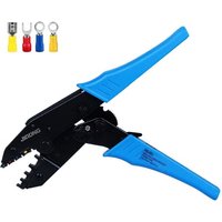 Bluedeer - Kabelschuhzange mit Ratschenfunktion Crimpzange Quetsch Zange 0.25-6 mm² Kabelschuhe Presszange Zange für isolierte Verbinder Bluedeer - Kabelschuhzange mit Ratschenfunktion Crimpzange Quetsch Zange 0.25-6 mm² Kabelschuhe Presszange Zange für isolierte Verbinder von BLUEDEER