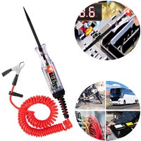 Bluedeer - Kfz-Spannungstester Kfz-Stromkreisprüfstift 3-48 v Stromprüfer dc mit Kontrollleuchte Spannungstester Prüflampe Kfz mit digitalem lcd Bluedeer - Kfz-Spannungstester Kfz-Stromkreisprüfstift 3-48 v Stromprüfer dc mit Kontrollleuchte Spannungstester Prüflampe Kfz mit digitalem lcd von BLUEDEER