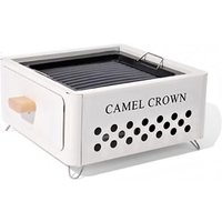 Bluedeer - Quadratischer Holzkohlegrill for den Außenbereich – tragbare Grill-Feuerstelle for Kochen im Garten und beim Camping(White,Plus Baking Bluedeer - Quadratischer Holzkohlegrill for den Außenbereich – tragbare Grill-Feuerstelle for Kochen im Garten und beim Camping(White,Plus Baking von BLUEDEER
