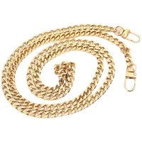 Taschenkette Gold 1.2m Comforty Schulterriemen für Taschen Ersatzkette von BLUEDEER