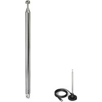 Bluedeer - Tragbare Radio Antenne Ersatz 7-Sections 110cm Teleskopantenne Kompatibel mit tv atsc dvb-t DVB-T2 Tragbarem Innenradio Bluedeer - Tragbare Radio Antenne Ersatz 7-Sections 110cm Teleskopantenne Kompatibel mit tv atsc dvb-t DVB-T2 Tragbarem Innenradio von BLUEDEER