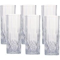 Cocktail Gläser 6er Set Bier Glas Can Wassergläser, Eiskaffee von BLUEDEER