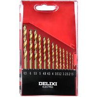 Bluedeer - delixi 13-teiliges Bohrersatz Profi-Qualität – Hochgeschwindigkeits-Bohrer für Metall, Holz, Beton & Fliesen hss-g & SDS-Plus Kombination von BLUEDEER