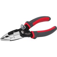 Bluedeer - delixi 5-in-1 Elektrikerzange – Multifunktions-Spitzzange mit Abisolierer, Drahtschneider, Crimpzange Chrom-Vanadium-Stahl Ergonomische Bluedeer - delixi 5-in-1 Elektrikerzange – Multifunktions-Spitzzange mit Abisolierer, Drahtschneider, Crimpzange Chrom-Vanadium-Stahl Ergonomische von BLUEDEER