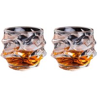 Einzigartige Bar Whisky Gläser 2er Set, 320ml Bleifrei Kristall Whiskey Glas,Rum Gläser für Cocktail Rum Wodka Scotch Gin Cognac Wasser Einzigartige Bar Whisky Gläser 2er Set, 320ml Bleifrei Kristall Whiskey Glas,Rum Gläser für Cocktail Rum Wodka Scotch Gin Cognac Wasser von BLUEDEER