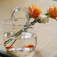 Glas Handtasche Tasche Glasvasen Handgemachte Kreative Dekorative von BLUEDEER