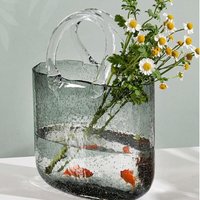 Glas Handtasche Tasche Glasvasen Handgemachte Kreative Dekorative von BLUEDEER