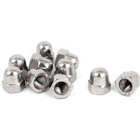 Bluedeer - Hutmuttern M8 Edelstahl 10 Stück Hutmutter din 1587 Hohe Form Hochwertige A2 V2A Kappenmuttern Sechskant Hutmuttern für Schrauben Bluedeer - Hutmuttern M8 Edelstahl 10 Stück Hutmutter din 1587 Hohe Form Hochwertige A2 V2A Kappenmuttern Sechskant Hutmuttern für Schrauben von BLUEDEER