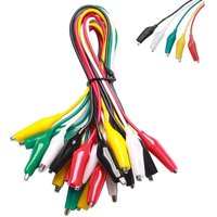 Krokodilklemmen 10 Stück 50cm mit Kabel Krokodilklemmen doppelseitig in 5 Farben Hochwertige Messleitungen mit Kupferkabel für Elektronik Auto als Krokodilklemmen 10 Stück 50cm mit Kabel Krokodilklemmen doppelseitig in 5 Farben Hochwertige Messleitungen mit Kupferkabel für Elektronik Auto als von BLUEDEER