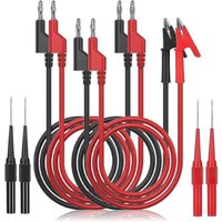 Bluedeer - Krokodilklemmen Set, 8 Stück Multimeter Messleitungen Set mit 4mm Bananenstecker Krokodilklemmen Testsonde, Multimeter Kabel Set für Bluedeer - Krokodilklemmen Set, 8 Stück Multimeter Messleitungen Set mit 4mm Bananenstecker Krokodilklemmen Testsonde, Multimeter Kabel Set für von BLUEDEER