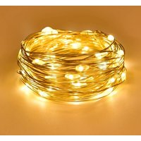 Lichterkette USB-Stecker 2m led Warmweiß Innen Lichterketten 1 Stück von BLUEDEER