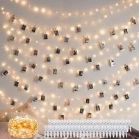 Lichterkette mit Klammern 5M 50LED Fotoclips USB-Steckleuchte 1 Stück Lichterkette mit Klammern 5M 50LED Fotoclips USB-Steckleuchte 1 Stück von BLUEDEER