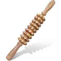 Bluedeer - Massagegerät aus Holz, Handroller, Triggerpunkt-Massagestab für Faszien, Cellulite, Muskeln und Bauch, Massagegerät für Körpertherapie, von BLUEDEER