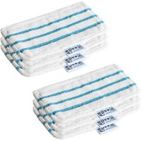 Mikrofaser-Dampfwischtücher, Mikrofaser-Reinigungstücher, waschbare Mikrofaser-Reinigungspads für Dampfreiniger (6 Stück) von BLUEDEER