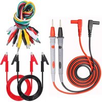 Bluedeer - Multimeter-Zubehörset, Multimeter MessLeitungen Kit mit Krokodilklemmen Spaten Stecker, Krokodilklemmen mit Kabel, Multimeter Bluedeer - Multimeter-Zubehörset, Multimeter MessLeitungen Kit mit Krokodilklemmen Spaten Stecker, Krokodilklemmen mit Kabel, Multimeter von BLUEDEER