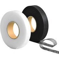Nähband zum Aufbügeln: Bügelband für Vorhänge, 50 m lang und 20 mm breit, maschinenwaschbar, Stoffkleber, Nähzubehör. von BLUEDEER