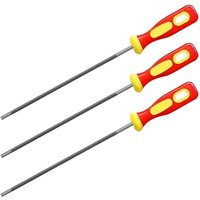 Bluedeer - Pferd Feile 3 Stück Wtihl Feile Feilenhalter 2 in 1 für Kettensäge,Feile,Kettensäge Feilen 3 Größen von 4.0 mm,4.8 mm,5.5 mm von BLUEDEER