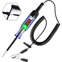 Prüflampe für Automobil, 5–90 V digitaler LED-Schaltungsprüfer mit Spannungsanzeige, bidirektionaler Spannungsprüfer, elektrischer Teststift mit Prüflampe für Automobil, 5–90 V digitaler LED-Schaltungsprüfer mit Spannungsanzeige, bidirektionaler Spannungsprüfer, elektrischer Teststift mit von BLUEDEER