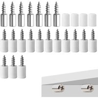 Bluedeer - Regalbodenträger 40 Stück Bodenträger Regalstifte mit Anti Rutsch Hülse Regalträger Regalstützen, Einlegeboden Halter Regalbodenhalter für von BLUEDEER